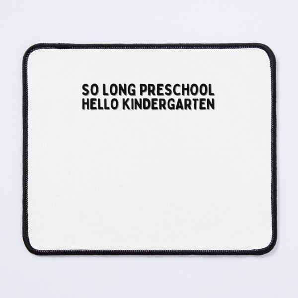 Item preview, So Long Preschool Hello Kindergarten designed and sold by BookOfE.