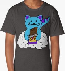space kitten with cosmic crunch Long T-Shirt
