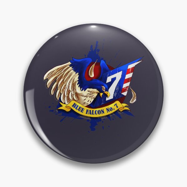 Item preview, Bright Famous Hunters Fight Captain Falcon Emblem Funny designed and sold by KohlerGrenadine.