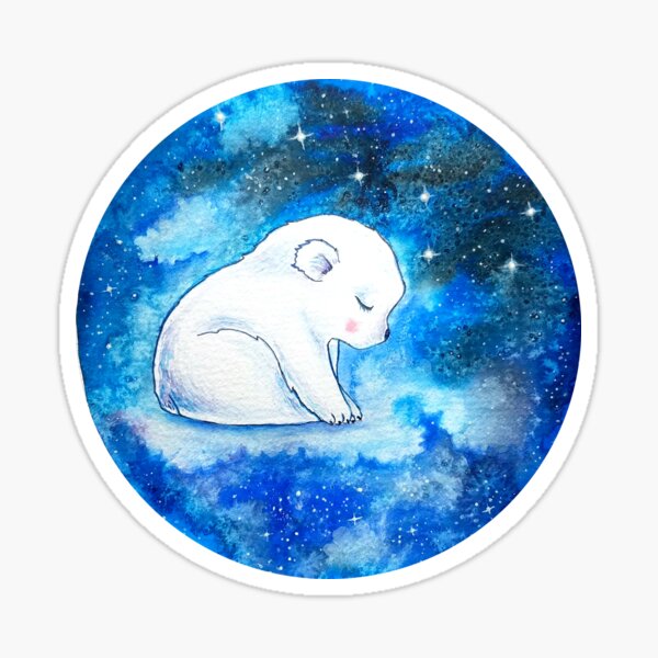  Baby Polar Bear Dream Sticker