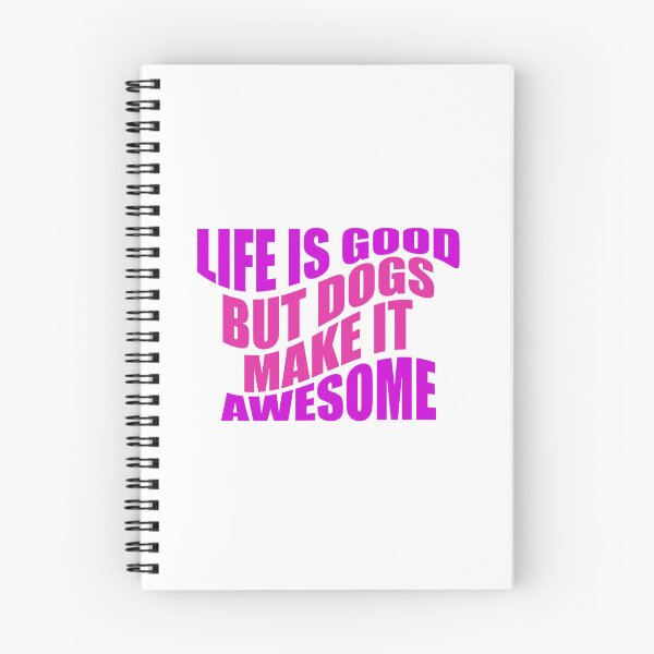 Item preview, Dogs make it awesome typography designed and sold by kookycomet.