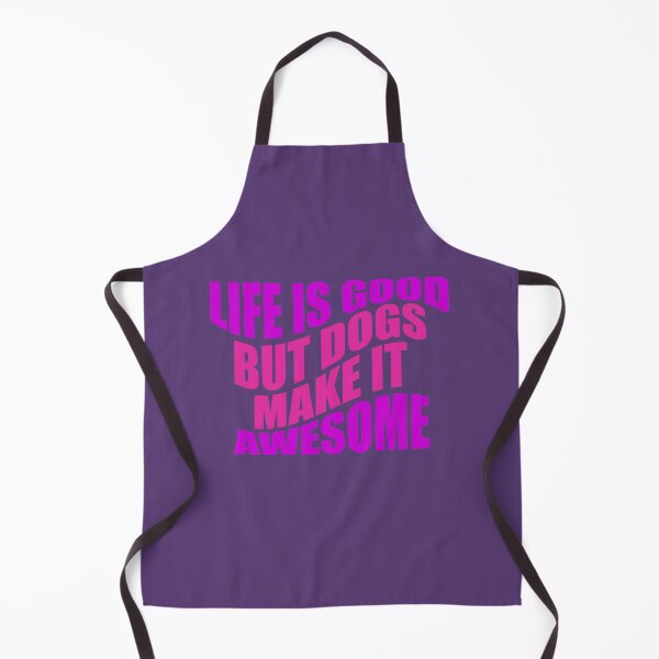 Item preview, Dogs make it awesome typography designed and sold by kookycomet.
