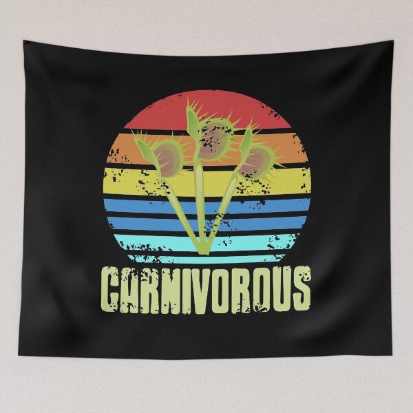 Item preview, Carnivorous Plants Retro Vintage designed and sold by NeXore.