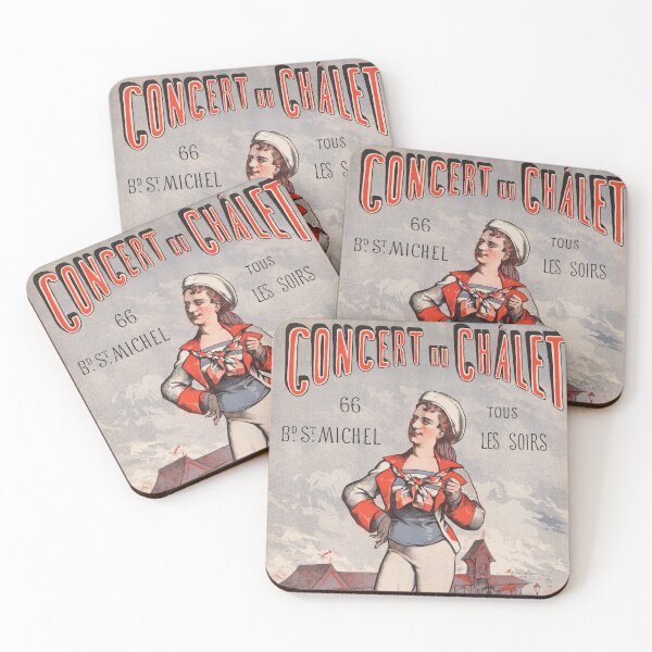 Item preview, CONCERT DU CHALET MISS MARGOT Vintage French Theatre Poster designed and sold by retroposters.