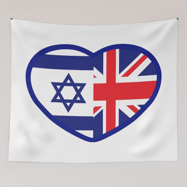 Item preview, UK Loves Israel  designed and sold by MeLoveIsrael.