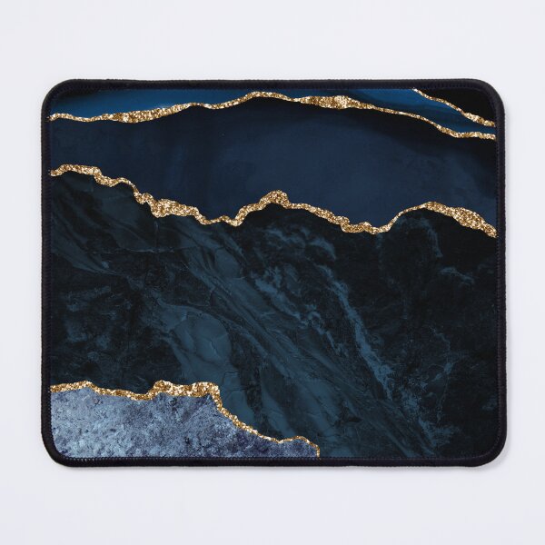Item preview, Abstract Blue, Gold Modern Geode Design designed and sold by Paulele.