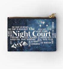 Die Nacht Gericht Typografie Täschchen