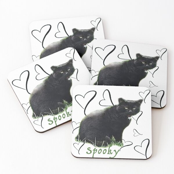 Item preview, Black cat Spooky designed and sold by Oksana Suprun.