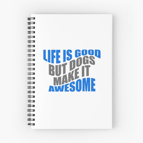 Item preview, Dogs make it awesome typography designed and sold by kookycomet.