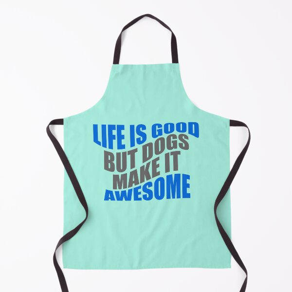 Item preview, Dogs make it awesome typography designed and sold by kookycomet.