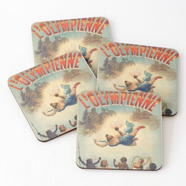Item preview, L' OLYMPIENNE New Lighting, Ideal, Pleasant Smell, and Safe Vintage Advertisement Poster designed and sold by retroposters.