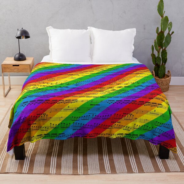 Item preview, love is love - pride music notes - sheet music black on rainbow designed and sold by kobyakov.