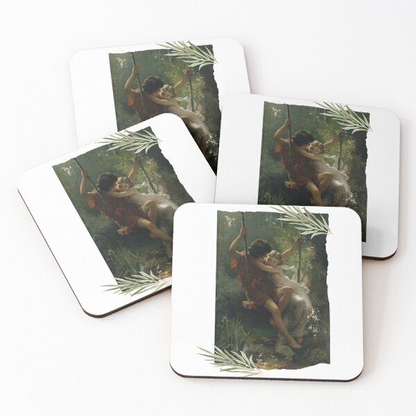 Item preview, Springtime by Pierre-Auguste Cot, young first love painting designed and sold by Mirksaz-designs.