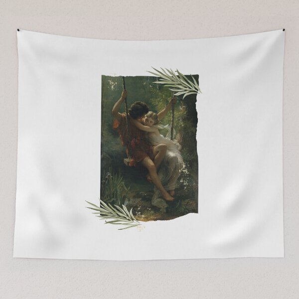 Item preview, Springtime by Pierre-Auguste Cot, young first love painting designed and sold by Mirksaz-designs.