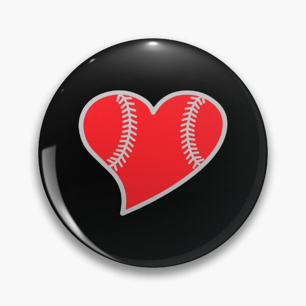 Item preview, Baseball Heart-Baseball Quote Sticker designed and sold by monica45je.