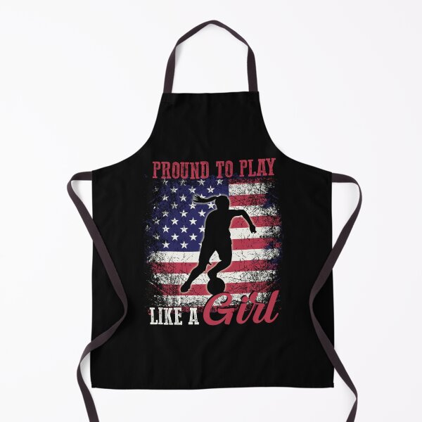 Item preview, Funny Soccer Lover Us Flag Proud To Play Like A Girl Perfect Gift For Soccer Player Soccer designed and sold by ayeshadanaqws.
