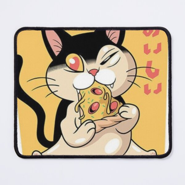 Item preview, Cute cat eating pizza designed and sold by SpecArt.