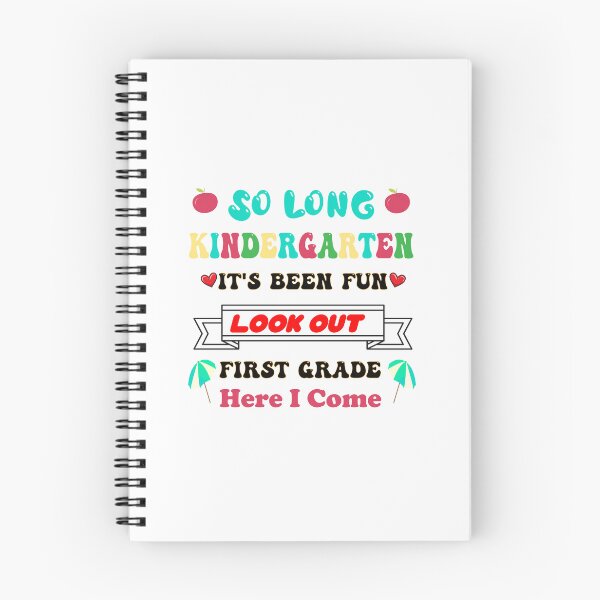 Item preview, so long kindergarten it's been fun look out first grade here i come designed and sold by binkashop.