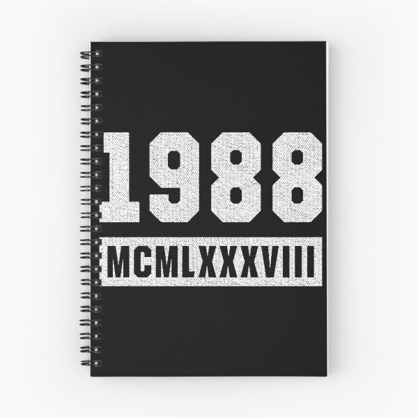 Item preview, Vintage 1988 Roman Numeral Birthday  designed and sold by MarkTees.