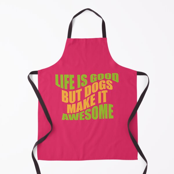 Item preview, Dogs make it awesome typography designed and sold by kookycomet.