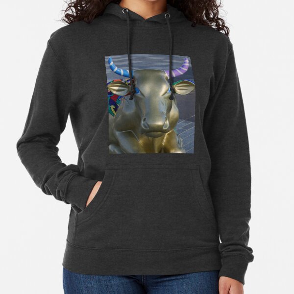 Let's Mooooooove Ahead Together, Ebrington, Derry Lightweight Hoodie