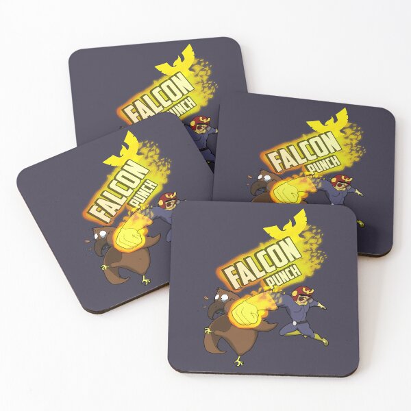 Item preview, Bright Famous Hunters Fight Falcon Punch! Vintage designed and sold by KohlerGrenadine.