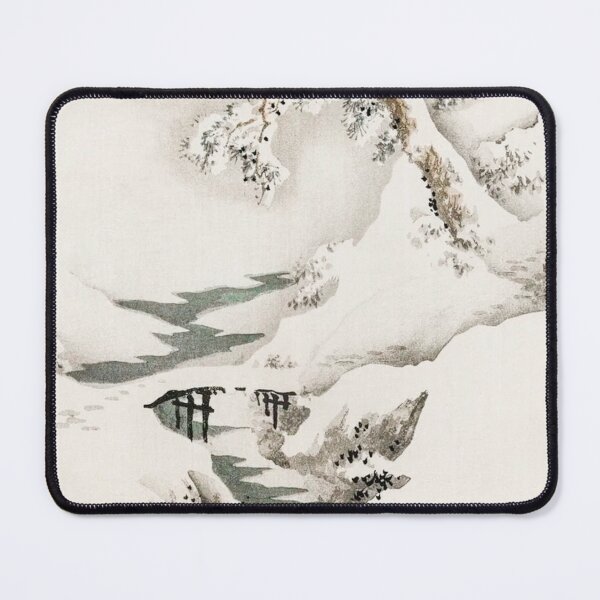 Item preview,  Snowscape by Kōno Bairei (1844-1895). Digitally enhanced by Kōno Bairei (1844-1895). designed and sold by CristalleLisa.
