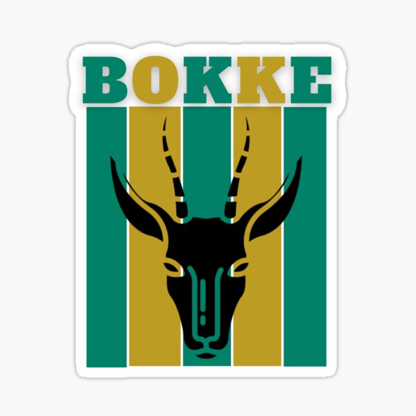 Bokke Beer Braai Rugby Sticker By Profusionpro Redbubble