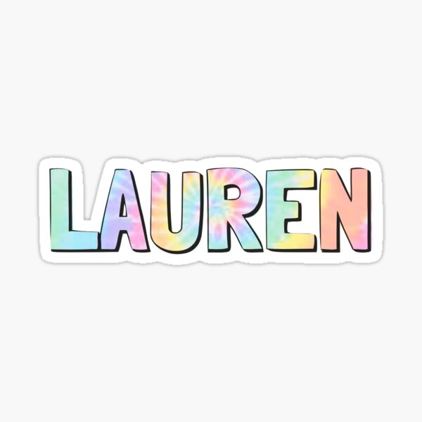 Lauren Design Sticker