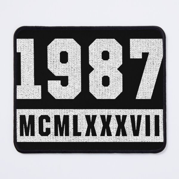 Item preview, Vintage 1987 Roman Numeral Birthday  designed and sold by MarkTees.
