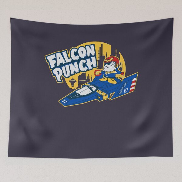 Item preview, Bright Famous Hunters Fight Falcon Punchretro Wave designed and sold by KohlerGrenadine.