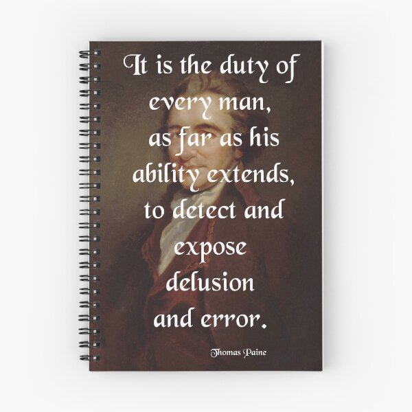 Item preview, Thomas Paine Quote designed and sold by Brad Chambers.
