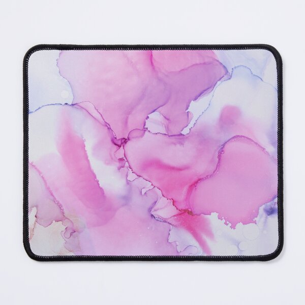 Item preview, Pink and Blue Flowing Abstract Ink Painting designed and sold by InkPaintingArt.