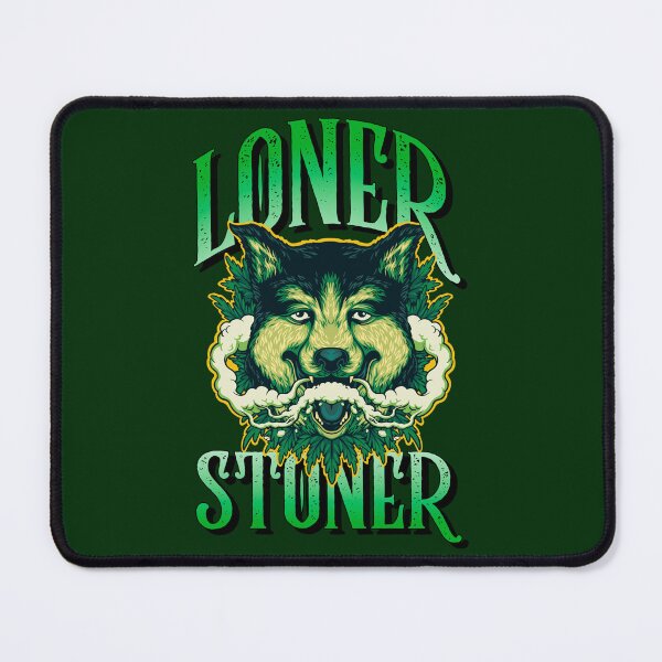 Item preview, Loner Stoner - Stoned Lone Wolf - 420 Weed Design designed and sold by YomeHayin.