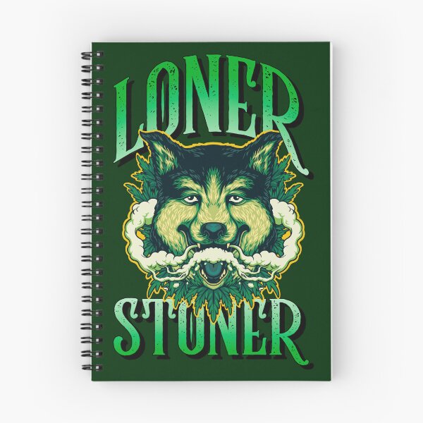 Item preview, Loner Stoner - Stoned Lone Wolf - 420 Weed Design designed and sold by YomeHayin.