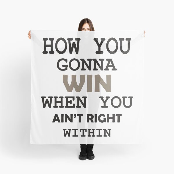 Item preview, How You Gonna Win When You Ain't Right Within Hip Hop Rap Classic T-Shirt designed and sold by BridgeofArt.