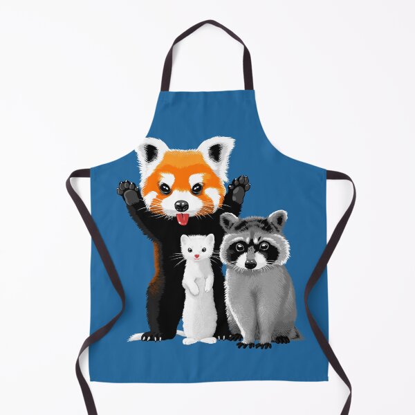Item preview, Raccoon, ferret and red panda designed and sold by albertocubatas.