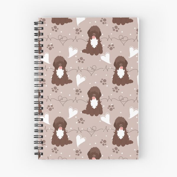 Item preview, AMOR Chocolate Blanco Cockapoo Cavapoo Cavoodle designed and sold by Lulupainting.