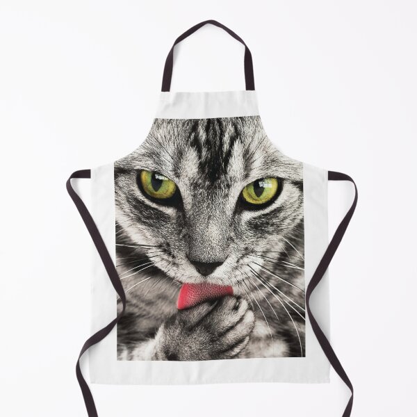 Item preview, Grey Cat With Green Eyes designed and sold by beefrancky.