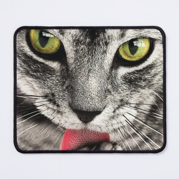 Item preview, Grey Cat With Green Eyes designed and sold by beefrancky.