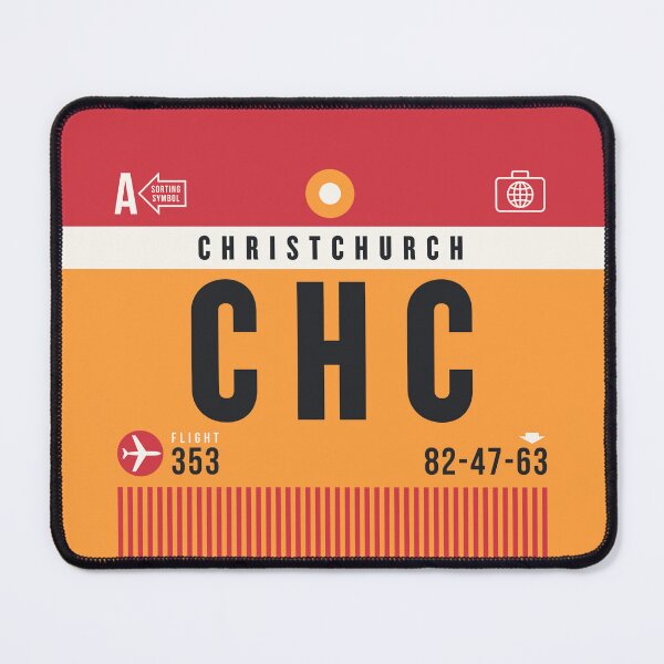 Item preview, Luggage Tag A - CHC Christchurch New Zealand designed and sold by VoodooCircus.