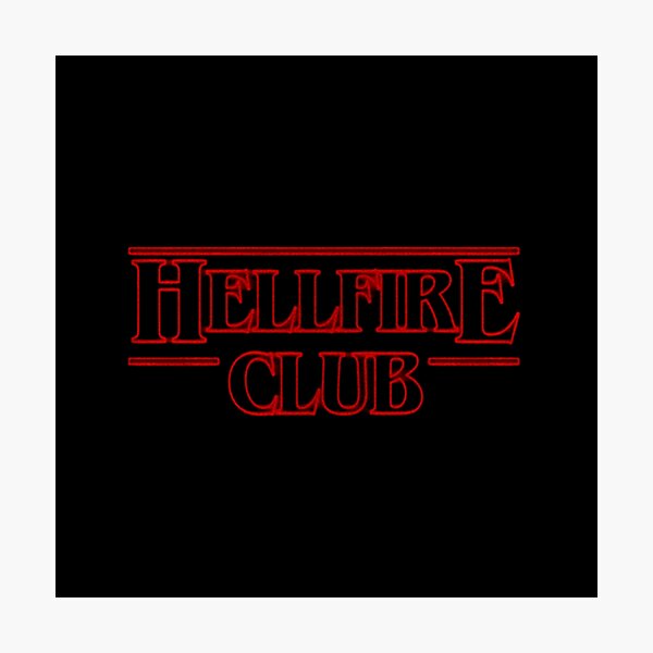 Item preview, Stranger Things Hellfire Club Logo designed and sold by Second Bloom.