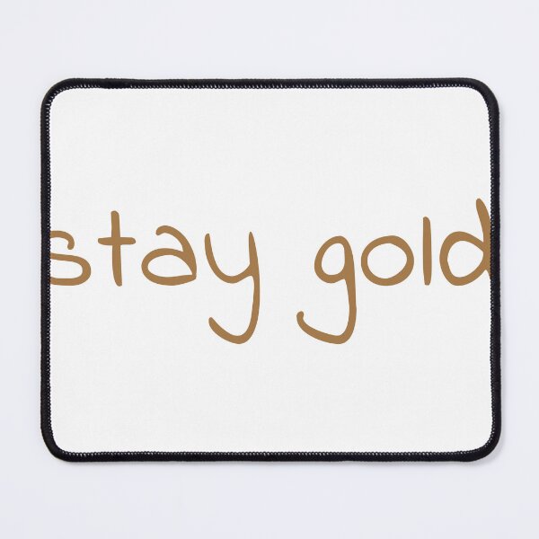 Item preview, Stay gold, minimalistic, subtle, Bangtan, Kpop, love yourself designed and sold by NoonaStudio.