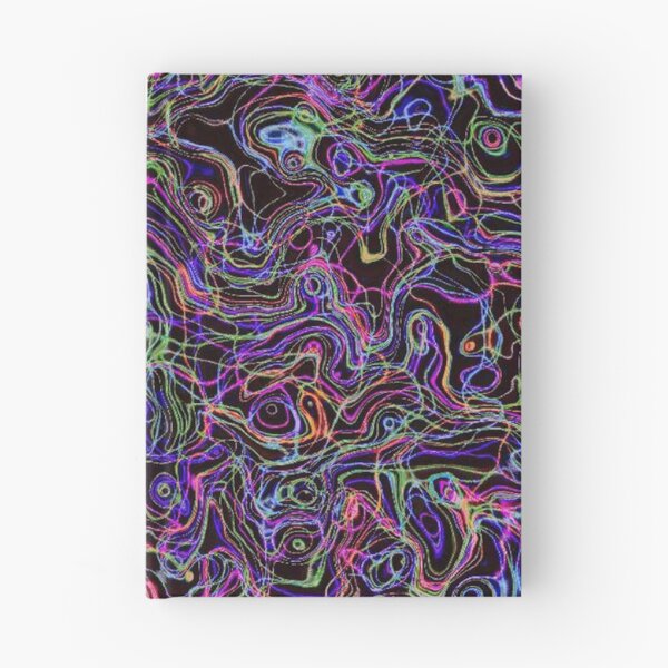 Item preview, Tangled - Abstract Pattern with Lines and Neon Colours designed and sold by Mandiness.