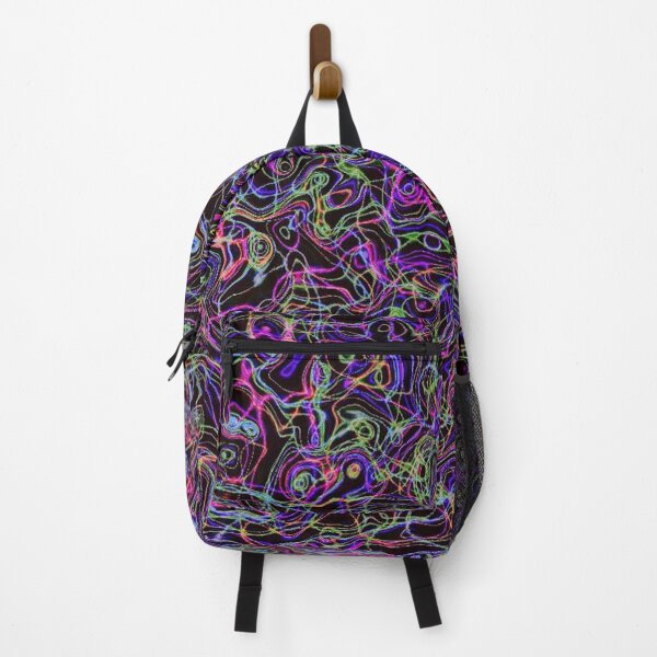 Item preview, Tangled - Abstract Pattern with Lines and Neon Colours designed and sold by Mandiness.