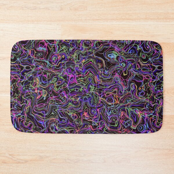 Item preview, Tangled - Abstract Pattern with Lines and Neon Colours designed and sold by Mandiness.