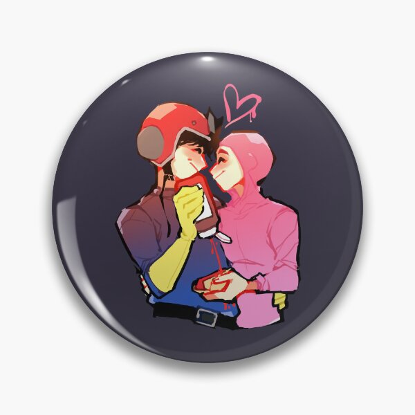 Item preview, Bright Famous Hunters Fight Pink Guy And Captain Falcon 2 Cute Fans designed and sold by KohlerGrenadine.