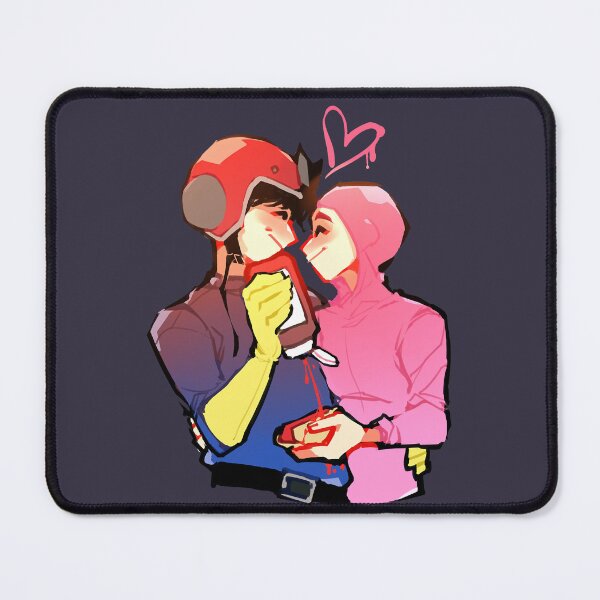 Item preview, Bright Famous Hunters Fight Pink Guy And Captain Falcon 2 Cute Fans designed and sold by KohlerGrenadine.