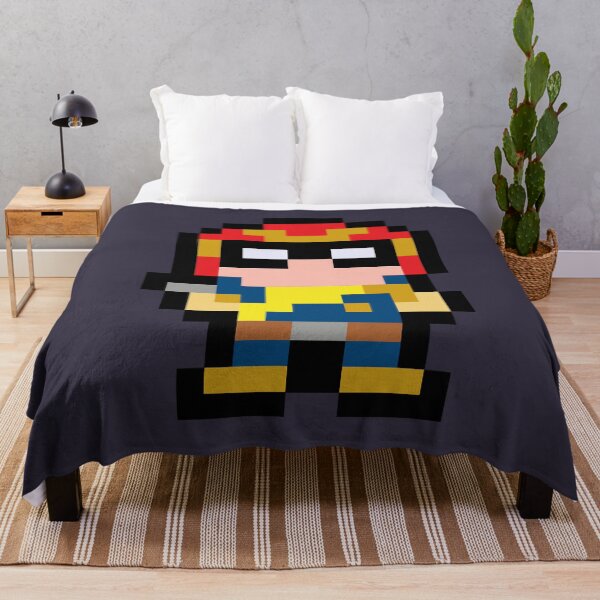 Item preview, Bright Famous Hunters Fight Pixel Captain Falcon Cute Fan designed and sold by KohlerGrenadine.