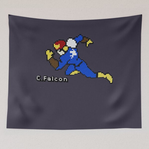 Item preview, Bright Famous Hunters Fight Pixel Falcon Retro Vintage designed and sold by KohlerGrenadine.